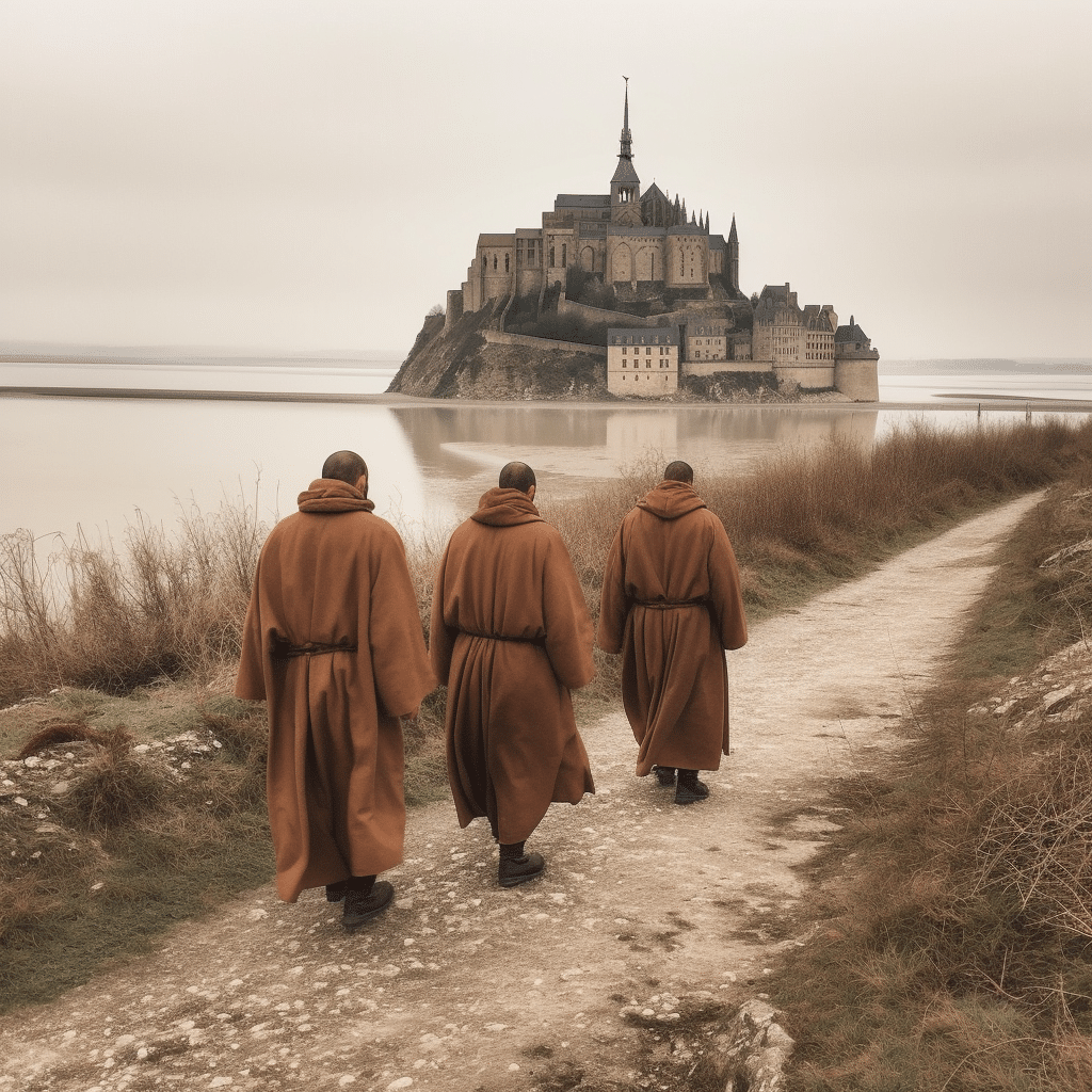 Icône fuite des prisonniers Mont Saint-Michel